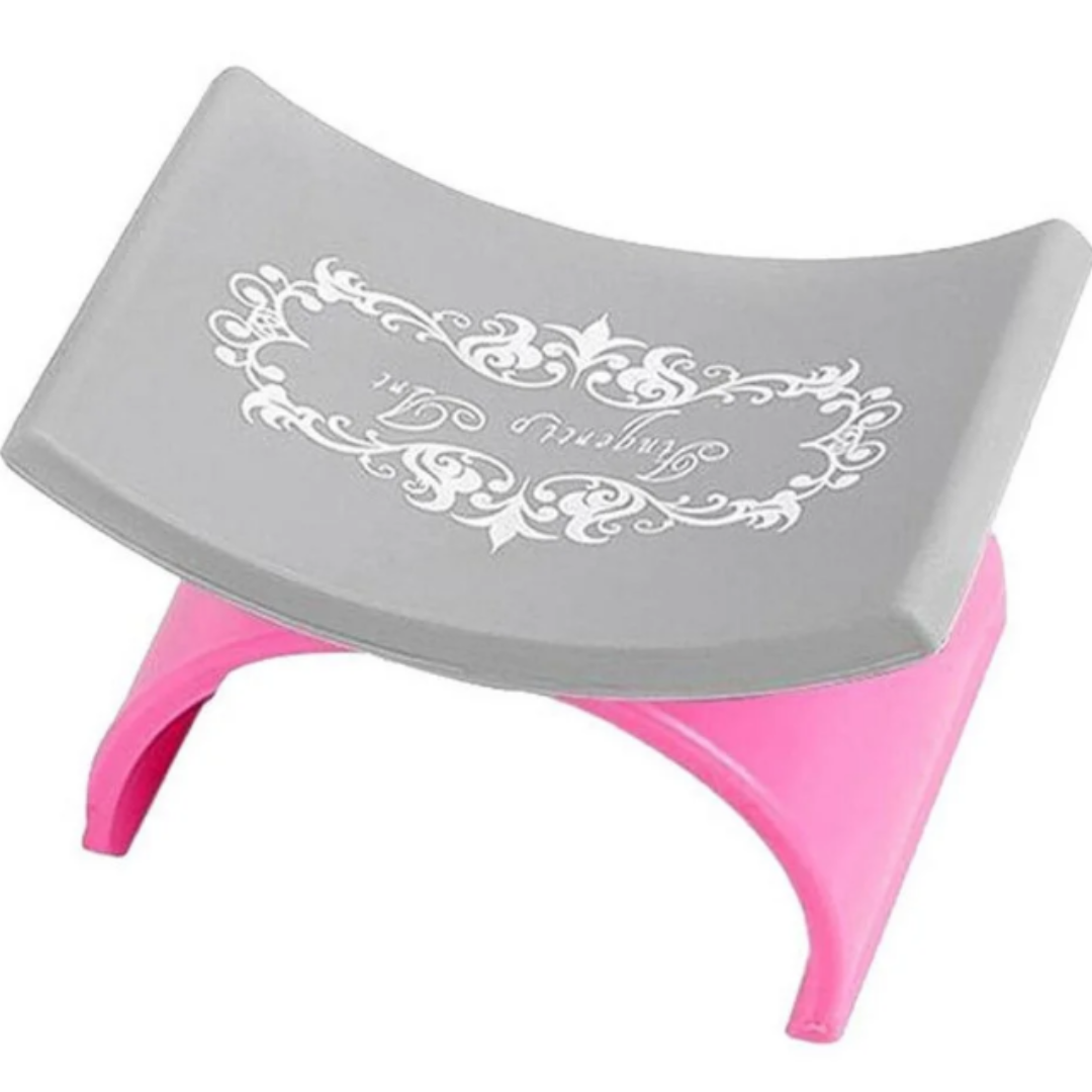 Apoio de mão manicure suporte borracha