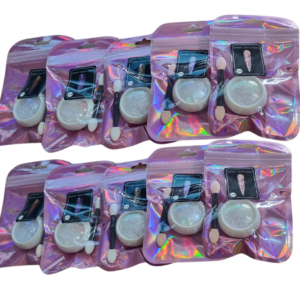 Foil Glitter Flake Unidade com Aplicador e Ziplock