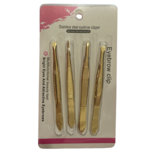 Kit Pinças Beauty Tool 4un