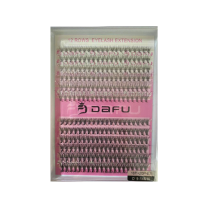 Kit Extensão Cílios Dafu 10P e 20P e Cola Salon Pro 30seg