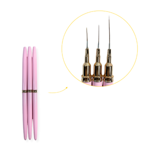 Kit 3 Pincéis Finos