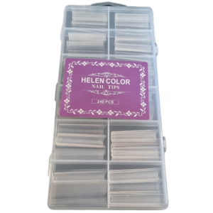 Tips Postiça Realista Helen Color 240 Peças Reta Extralonga