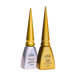 Top Coat e Capa Base Kit Uze Nails