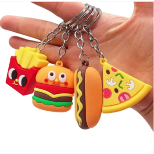 Chaveiros de fast food