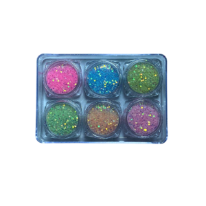 Glitter Flocado Holográfico Claro Unidade
