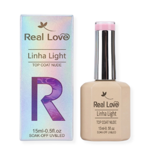Top Coat Nude Linha Light Real Love – 15ml