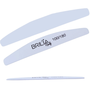 Lixa Boomerang 2mm 100/180 Brilia Nails Unitário