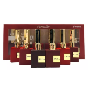 Kit de Esmaltes Vermelho Kaisa 15ml