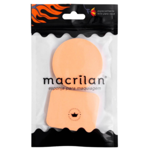 Kit c/ 2 un Esponja Para Maquiagem Macrilan Borracha