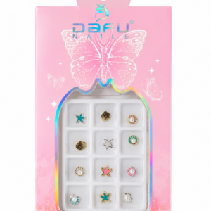 Decoração de Unhas Estrela do Mar e Conchas Mix Colorido