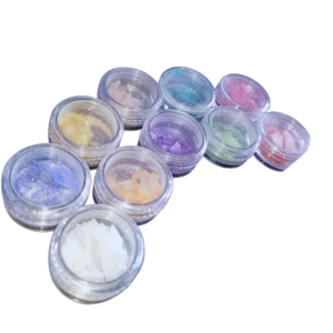 Kit Madre Pérolas Com Glitter Asa de Borboleta 10 Unidades