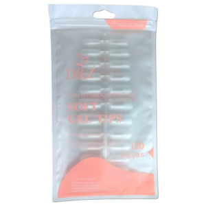Unha Postiça Soft Gel Tips D&Z 120 peças