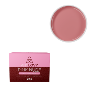 Kit Gel Pink Nude + Nude Anylovy e Kit Com 3 Pinceis