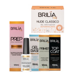 Kit Preparadores com Gel Brilia Nude Clássico