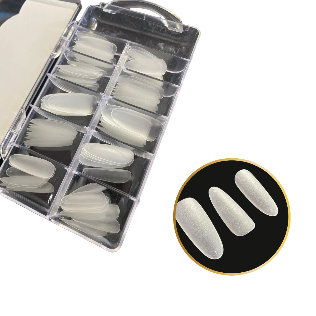 Kit Unha Postiça Abs Fosca Amendoada Com 200 Unhas e Cola TekBond - Imagem 3