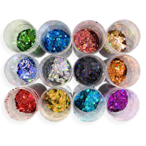 Glitter Flocado 12g Pote 12 Unidades