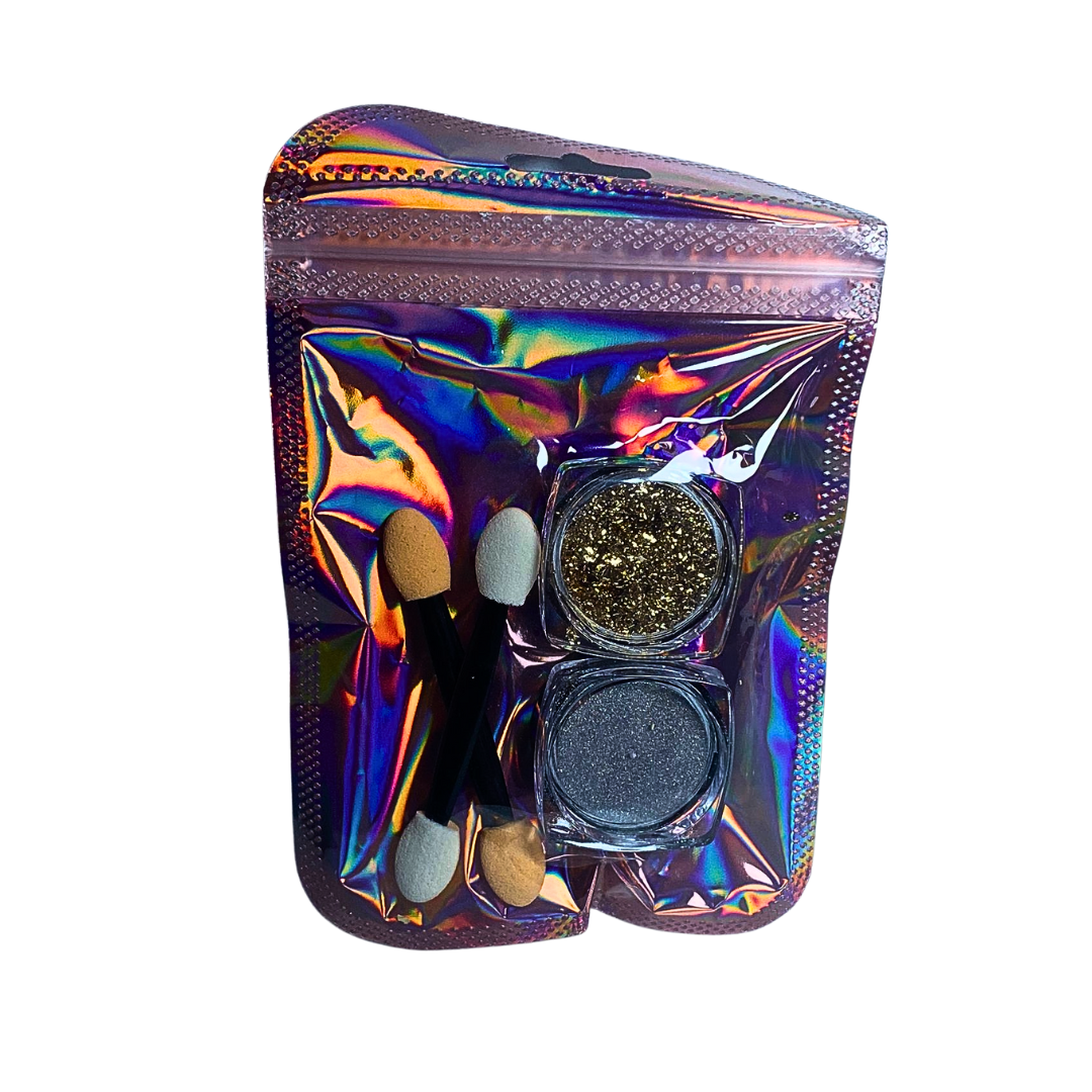 Glitter Flake e Refletivo Com Pincel ZipLock - Imagem 3