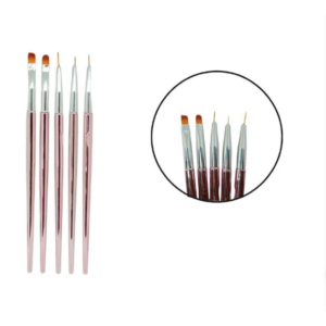 Kit Pincel 5 Peças N. Art Brush