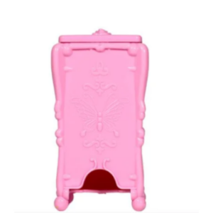 Porta Algodão Prensado- Rosa