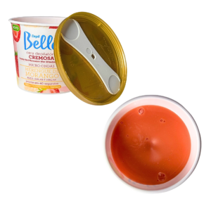 Kit 2 Ceras Cremosas Microondas Depil Bella Morango 100g