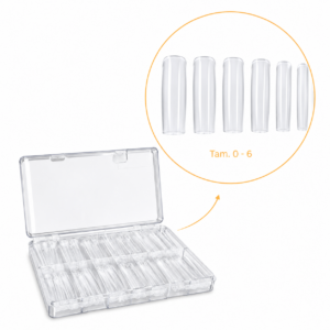 Kit Molde F1 Gringas 0mm Quadrado Unha Gel E Espátula Pincel