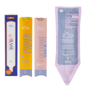 Kit Sachê vólia Prep 350ml Primer Ácido Desidratador Vólia