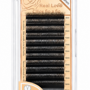 Cílios  Real Love Y Curvatura L  0.07 9-15mm Mix