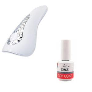 Kit Cabine Portátil Com Top Coat D&Z 15Ml