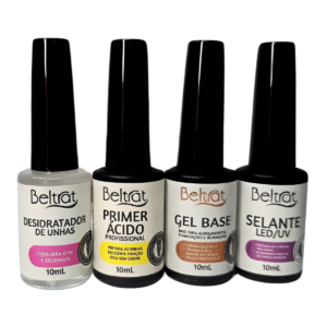 Kit Blindagem Para Unha em Gel Beltrat Linha Profissional