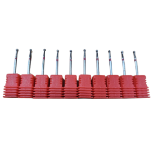 Kit 10 Brocas Diamantadas Esfericas 2mm Para Unhas