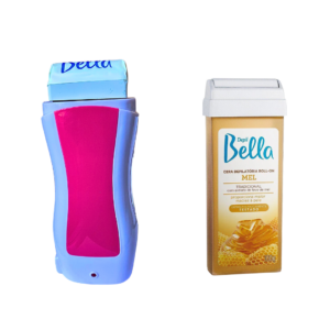 Kit Depiltório Roll On Com Aquecedor e Lenço 50Un Depilbella
