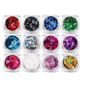Glitter Borboleta – 12un