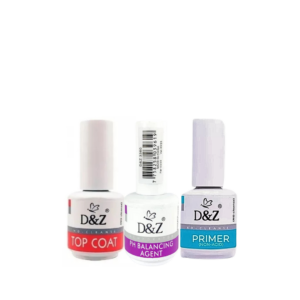 kit Preparadores D&Z Primer Top Coat e Desidrat