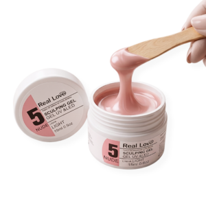 Kit Gel N°5 Uv Led Real Love Pote e Dois Refis 15ml Cada