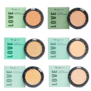 Pó Compacto Matte Vegano 40 ao 45 Max Love 11g