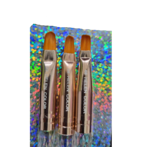 Kit Pincel Helen Color Língua de Gato 3 Un N°4,6 e 8