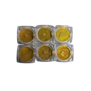 Glitter Cromado Cores Dourado Leefen Unidade