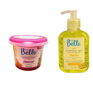 Kit Cera Hidrossoluvel Natural e Gel Corporal Melão