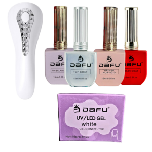 Kit Alongamento Preparadores Dafu Gel e Cabine Portátil