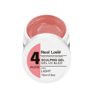 Kit 1 Frasco 30ml e 2 Refis Gel N°4 Real Love Profissional