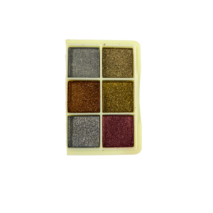 Glitter Cromado Box c/ 6un e Aplicadores DAFU