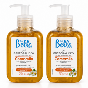Kit 2un Gel Corporal Calmante Camomila Depil Bella 250g