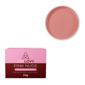 Kit Gel Pink Nude Anylovy e Kit Com 3 Pinceis
