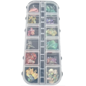 Kit Madre Pérola 3D Para Decoração Com 12 Compartimentos