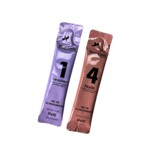 Kit 2 Sachê Gel Real Love transparente 2 cor nude 4