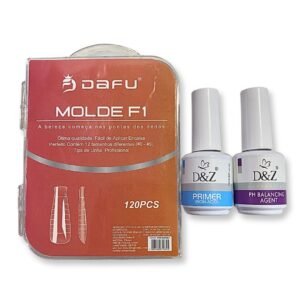 Kit Molde F1 Bailarina 120 Peças, Primer e PH Balancing D&Z