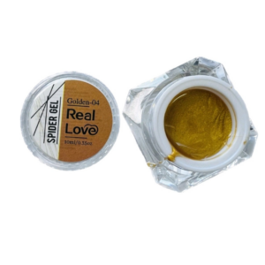 Gel Spider Dourado Real Love 10ml