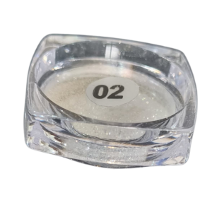 Glitter Pigmentado Asa de Borboleta White 1 Unidade DAFU