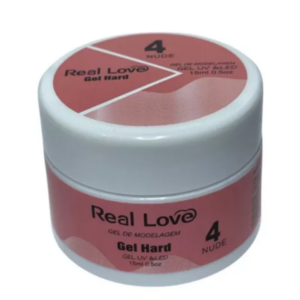 Gel Hard Unha Real Love Nude 4 15ml