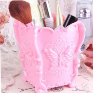 Porta Pincel Borboleta Rosa
